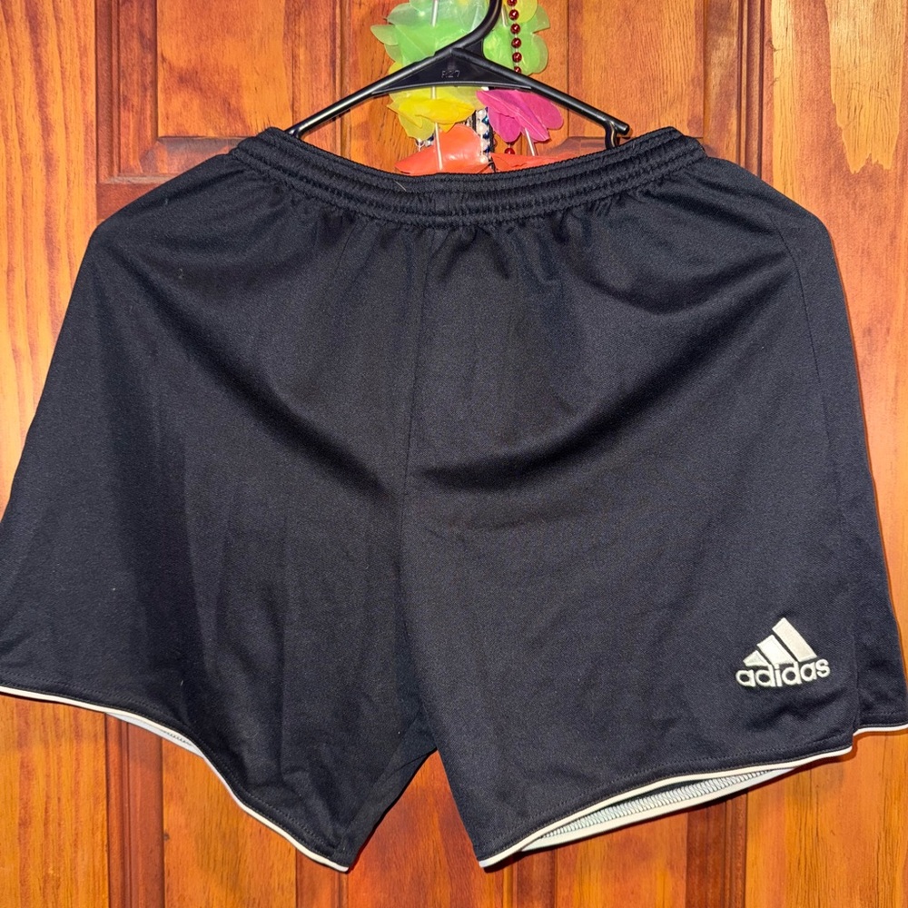 Adidas Black & White Athletic Shorts